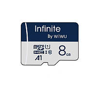 Карта пам'яті microSDXC WIWU Wi-FC004 Infinite Series 8GB (U1, C10) без адаптера Blue