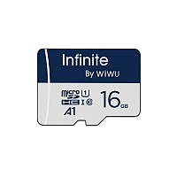 Карта пам'яті microSDXC WIWU Wi-FC004 Infinite Series 16GB (U1, C10) без адаптера Blue