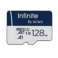 Карта пам'яті microSDXC WIWU Wi-FC004 Infinite Series 128GB (U3, C10) без адаптера Blue