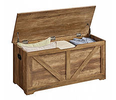 Дерев'яна скриня Колір горіх 100x 40 x 46см    184л