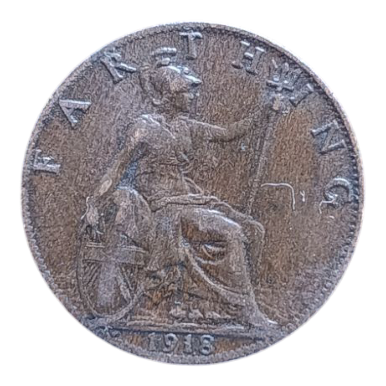 Велика Британія 1 фартінг, 1918
