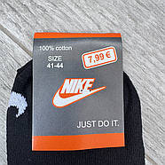 Шкарпетки чоловічі спортивні бавовна сітка середні Nike, Туреччина, розмір 41-44, асорті, 11741, фото 6