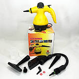 Пароочисник з функцією відпарювача Steam Cleaner Pro 1000 Вт ET-969 6 насадок, фото 6