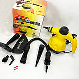 Пароочисник з функцією відпарювача Steam Cleaner Pro 1000 Вт ET-969 6 насадок, фото 7