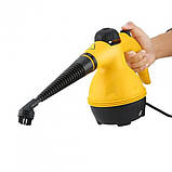 Пароочисник з функцією відпарювача Steam Cleaner Pro 1000 Вт ET-969 6 насадок, фото 10