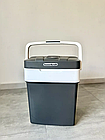 Портативний дорожній USB-холодильник 29 л з дисплеєм, Графіт -автохолодильник, фото 7
