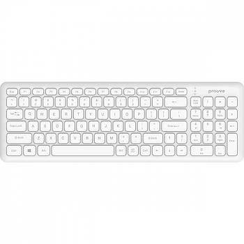 Бездротова клавіатура Proove Classic Code (Ukraine Layout) white