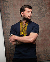 Вишиванка sea and yellow ШН6252