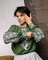 Льняна вишиванка UK ОЛ7292