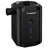 Акумуляторний насос, бездротовий компресор Trizand 20790 з USB Type-C і трьома насадками, фото 7