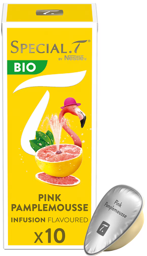 Чай в капсулах для кавоварок Dolce Gusto "Pink Pamplemousse" 10 капсул (потрібен адаптер)