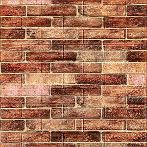 Панель стінова 3D 700мм*770мм*2мм BROWN (D) SW-00001910