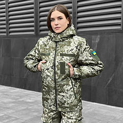 Жіноча зимова пексель куртка з капюшоном Pobedov Winter Jacket Motive ЗІМА В2 Жіноча XL