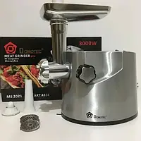 Бытовые электрические мясорубки 1,5кг/мин Электрическая мясорубка с множеством насадок 3000 Вт Мясорубка бытовая