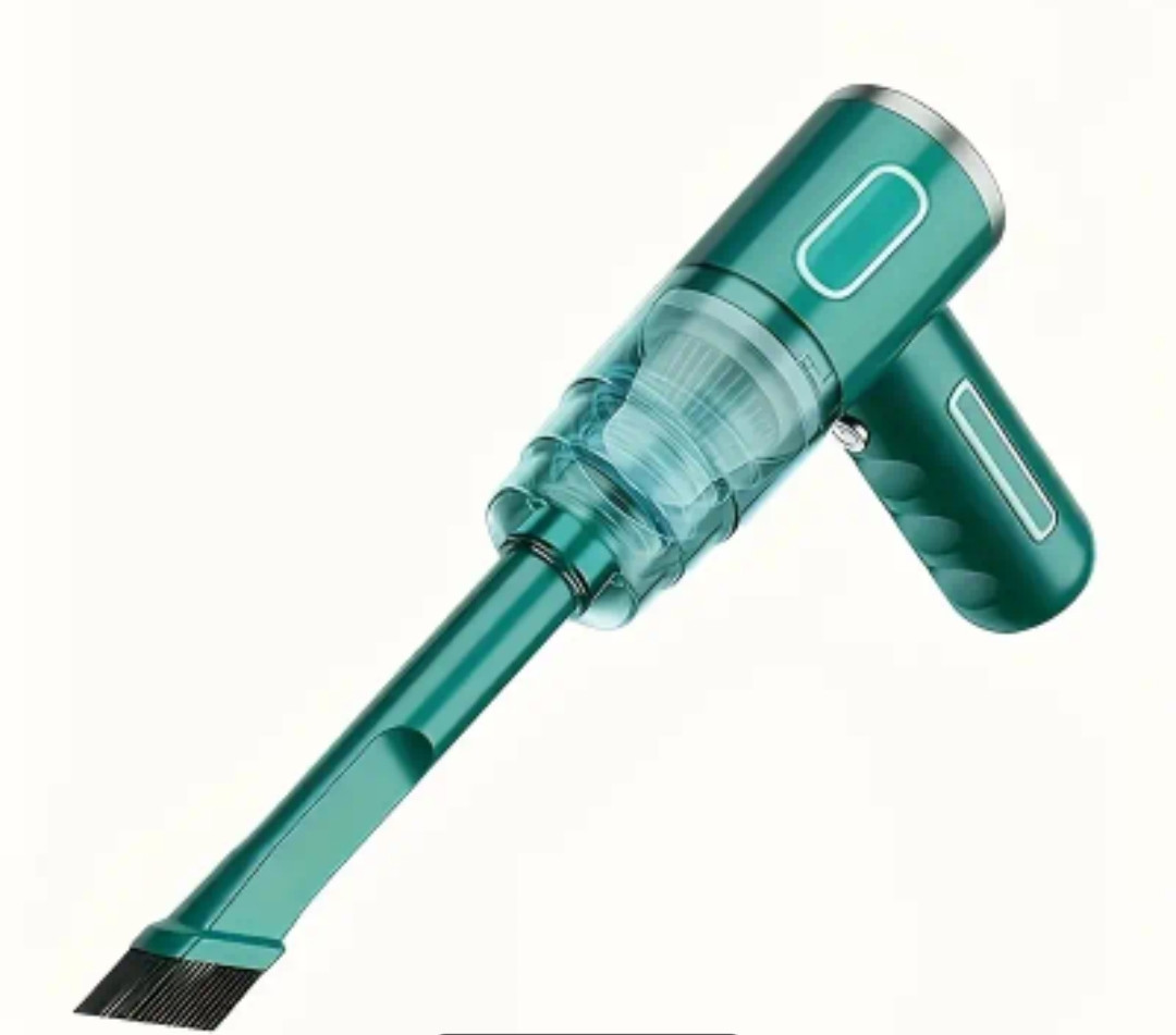 Автомобільний міні-пилосос на акумуляторі з 2 насадками Portable Vacuum Cleaner XК-5501
