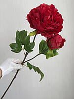 Штучний піон ( 63 см , червоний), фото 7