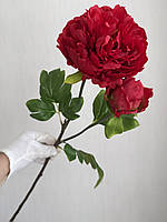 Штучний піон ( 63 см , червоний), фото 5