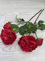 Штучний піон ( 63 см , червоний), фото 4