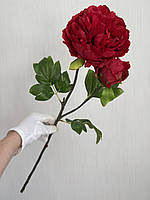 Штучний піон ( 63 см , червоний), фото 6