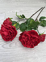 Штучний піон ( 63 см , червоний), фото 3