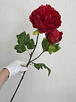 Штучний піон ( 63 см , червоний), фото 8