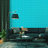 3D панель самоклеюча 700х770х3мм цегла Бірюза (002-3) SW-00000573, фото 5