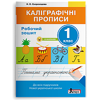 1 клас. Каліграфічні прописи. Робочий зошит (Скороходова Н.О.), Літера