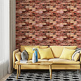 Панель стінова 3D 700мм*770мм*2мм BROWN (D) SW-00001910, фото 5