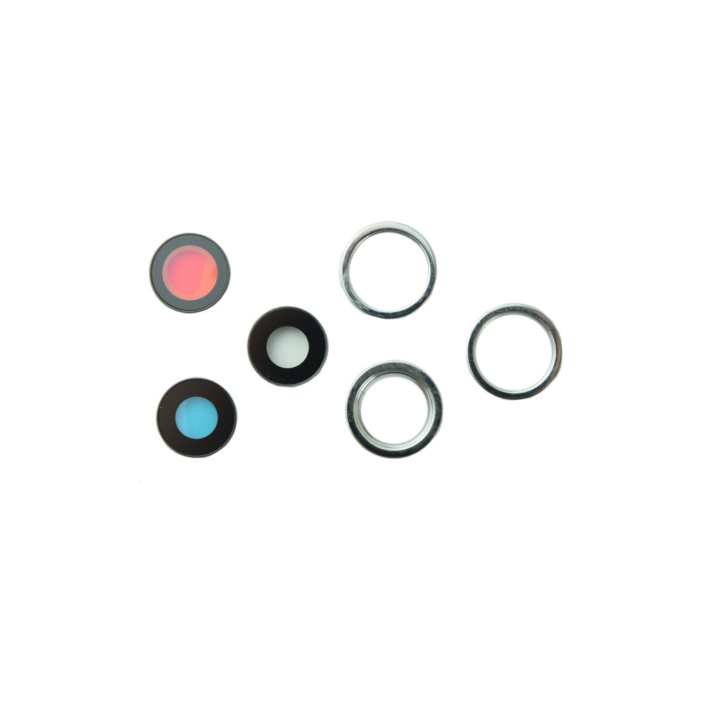 Скло камери iPhone 12 Pro (комплект 3шт) Silver, фото 1