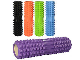 Ролер для йоги та пілатесу Gemini Grid Spine Roller 45 см*12.5 см G0013