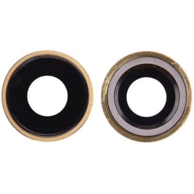 Скло камери iPhone XR (з обідком) Yellow, фото 1