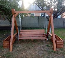 Дерев'яна гойдалка в асортименті