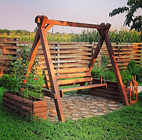 Дерев'яна гойдалка а асортименті