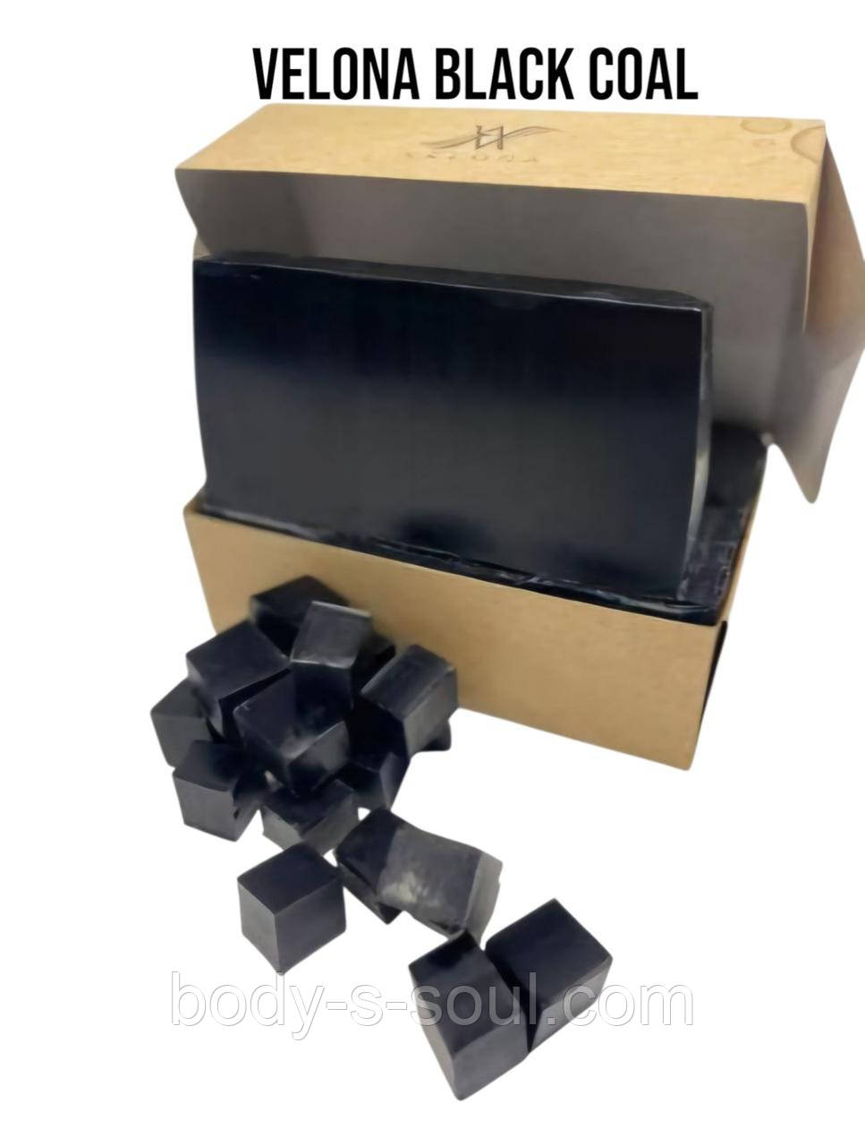 Мильна основа Velona Black Coal, заводська упаковка 907 г, фото 1