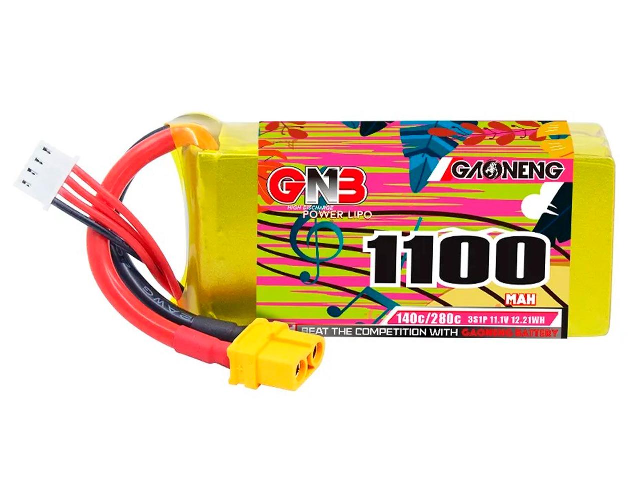 Акумулятор Gaoneng GNB 1100 mAh 3S 140C