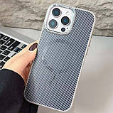 Чохол TPU+PC Carbon Mirage with MagSafe для Apple iPhone 16 Pro Max (6.9") Grey, фото 3