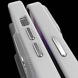 Чохол TPU+PC Carbon Mirage with MagSafe для Apple iPhone 16 Pro Max (6.9") Grey, фото 5