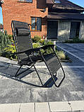 Лежаки-шезлонги, Шезлонги складні навантаження 120 кг, Садовий шезлонг, Шезлонг для пляжу, Лежаки для саду, фото 9
