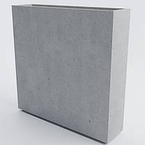Вазон бетонний Барселона XL 100x100x25 см, вуличний садовий, фото 3