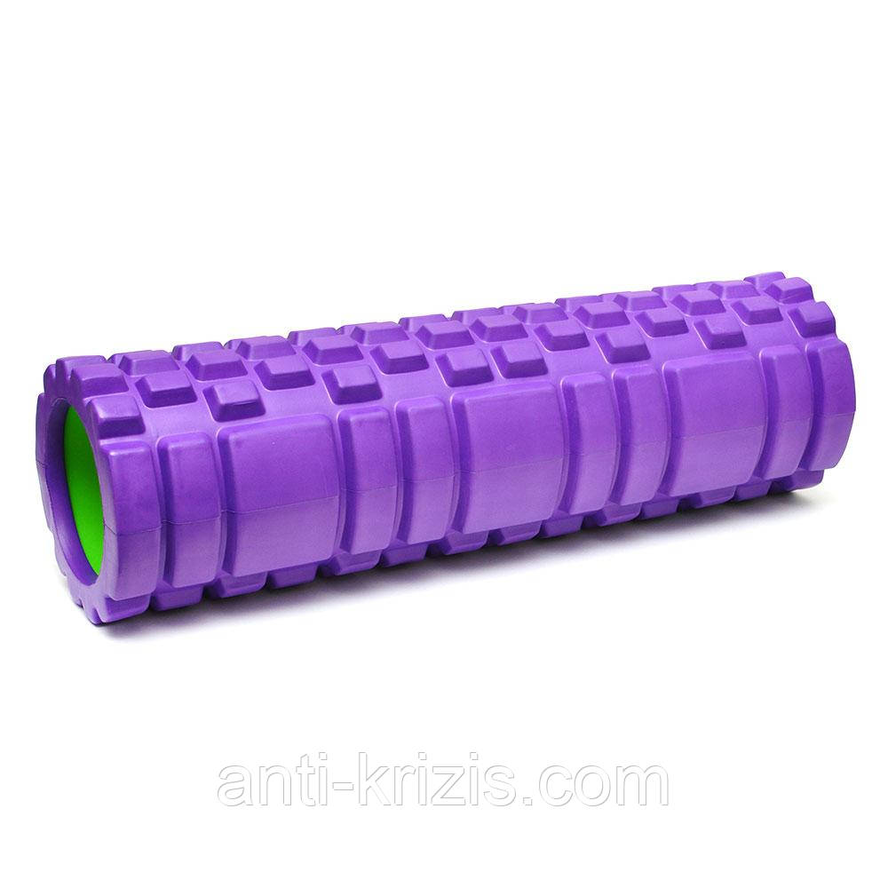 Ролер для йоги та пілатесу Gemini Grid Combi Roller Gemini Power G0011PUR