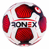 М'яч футбольний Ronex Red Premium RRP-650 No5