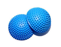 Напівсфера масажна балансувальна їжачок 260 грамів Gemini GB001-BL синій