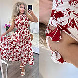 Романтичне плаття міді без рукавів із зав'язкою на шиї та поясом (р. 42-48) 7036003, фото 7