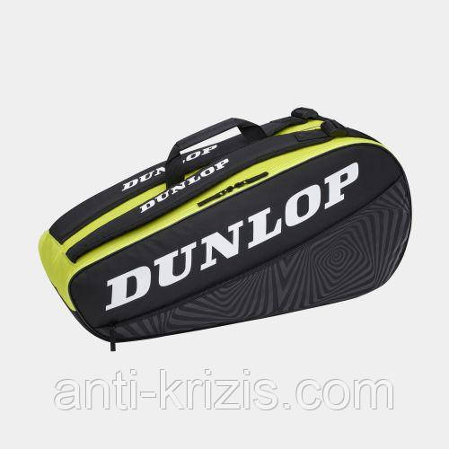 Сумка-чохол Dunlop TAC SX-CLUB 6RKT BLACK/YELLOW (6 ракетки) (Оригінал)