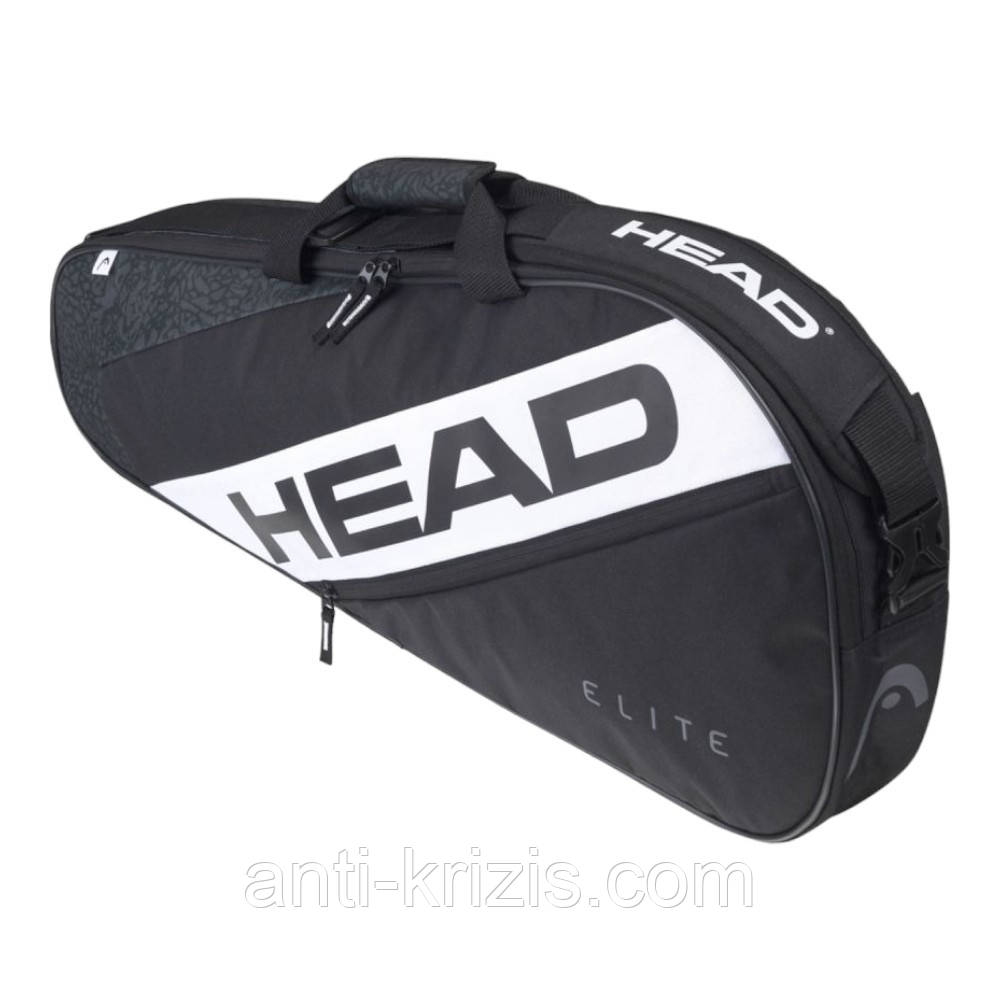 Сумка чехол Head Elite 3R bkwh 2022 (3 ракетки) 283-652bkwh (Оригинал)