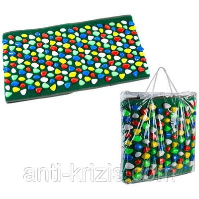 Килимок ортопедичний масажний аплікатор із камінням YG2889