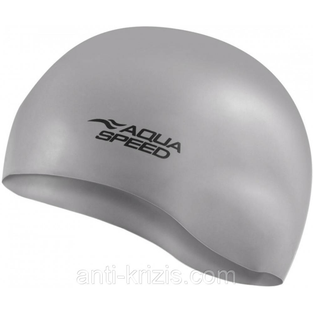 Шапка для плавання Aqua Speed MONO 9115 Сірий Уні OSFM (Оригінал) 111-26