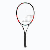 Ракетка тенісна Babolat Evoke 105 чорна/жовтогаряча з чохлом (Оригінал)