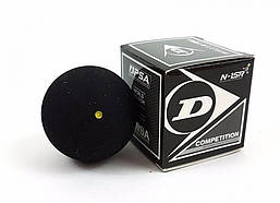 М'яч для сквошу Dunlop Competition 1точка жовтий (Оригінал)