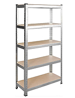 Стелаж LEOBRO 180 х 90 х 40 см, 175кг/полиця, 5 полиць (LB-R175-GAL) (mrk)